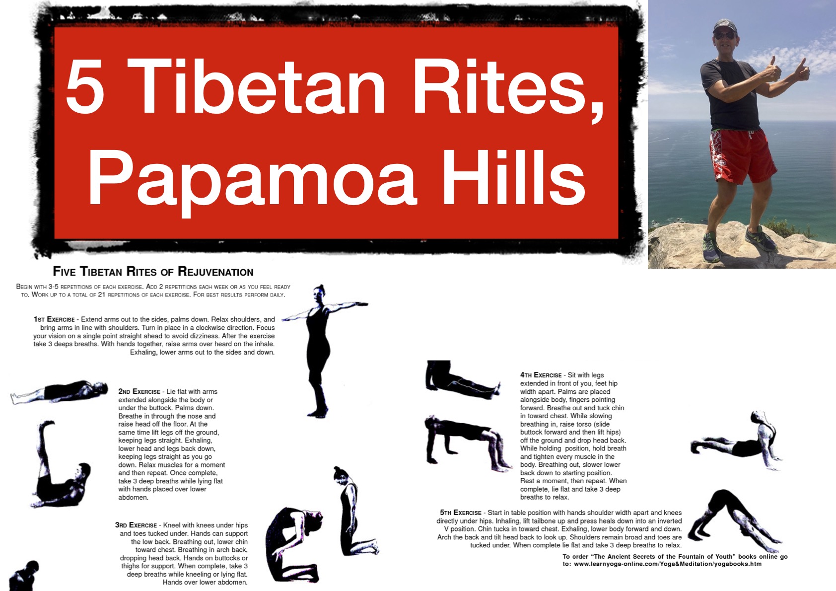 5 Tibetan Rites one-page summary poster, Papamoa Hills